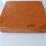 Box of 12 silver-plated metal teaspoons JM