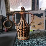 Black and orange scoubidou bottle