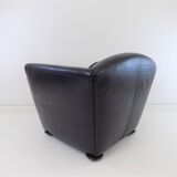 Fauteuil en cuir Cor Zelda par Peter Maly