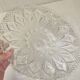 Cut crystal fruit bowl basket centerpiece vintage dish 33cm