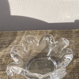 Lorraine crystal ashtray