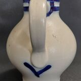 Salt-glazed stoneware jug in cobalt blue, Germany, Westerwald, 20th century.