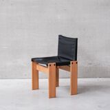 Set of Four Italian Scarpa 'Monk' Mid-Century Dining Chairs