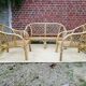 Vintage rattan lounge