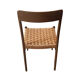 Suite de 6 chaises en rotin et acajou N.Otto Moller