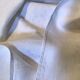 Square linen tablecloth marked RA