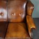 Comfortable 3-seater sheepskin sofa