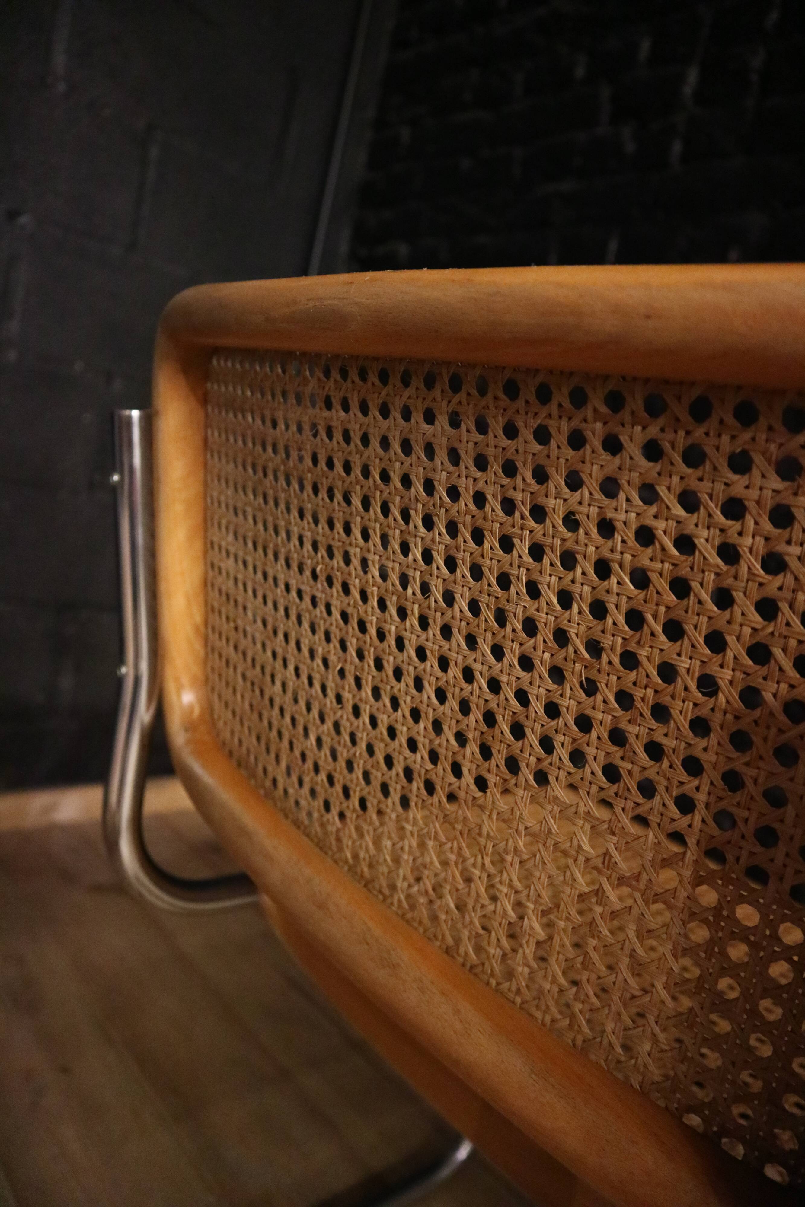 Lot of 2 chairs B32  by Marcel Breuer