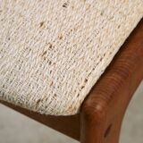 Chaise « Uldum » en teck par Johannes Andersen pour Møbelfabrik, 1960s