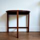 Vintage half-moon coffee table