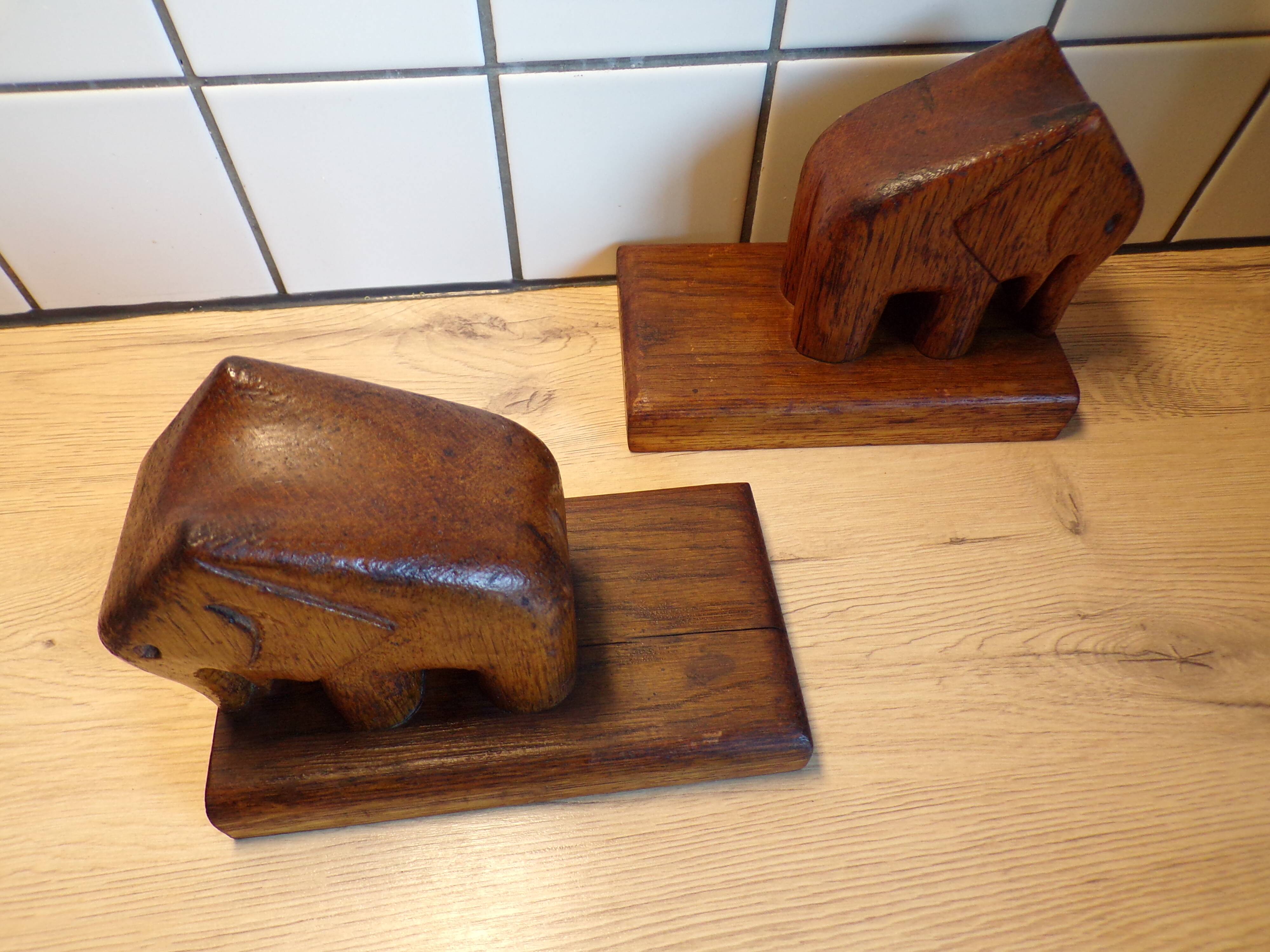 Pair of Art Deco Elephant Bookends