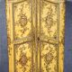 Curved wardrobe painted with floral decoration - late 19th century - Venetian style/XV