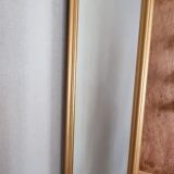Miroir vintage bois doré