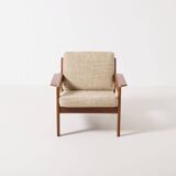 Set of 2 Teak Easy chairs by Arne Wahl Iversen for Komfort, Denmark, 1960s