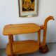 Swedish bar cart in pine from the 70s