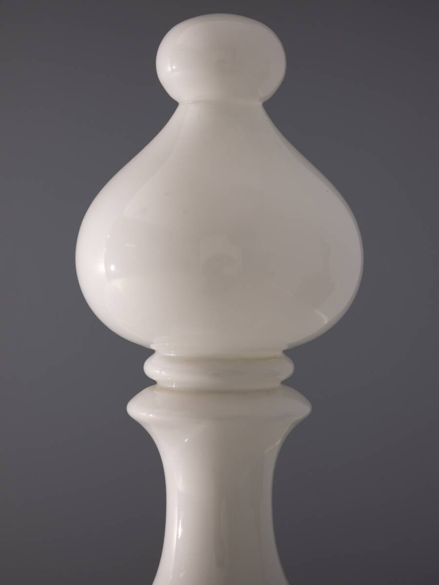 Bishop Glass Table Lamp, Ivan Jakeš, 1970s, Czechoslovakia