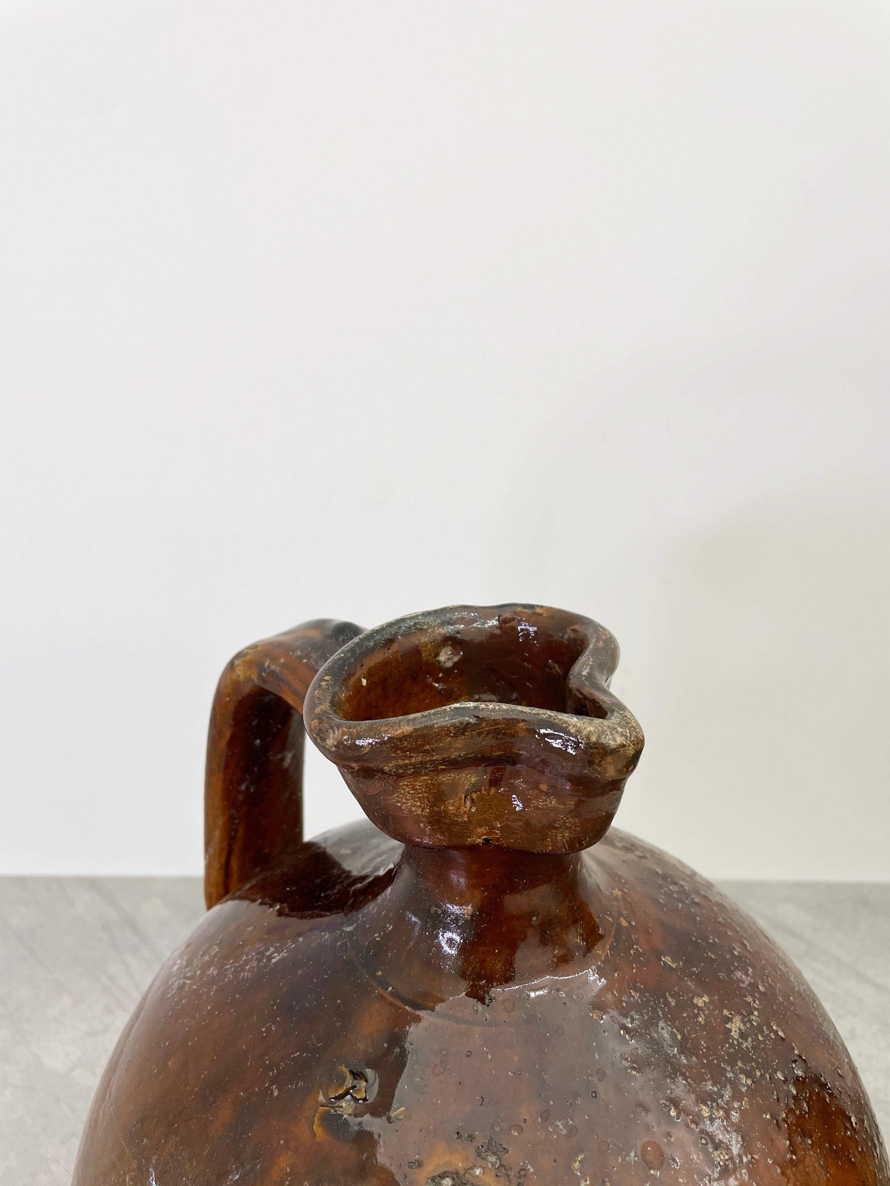 Antique Large Terracotta Jug