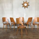 Series of 6 Baumann Mondor chairs