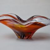 Multicolored Sommerso ashtray by seguso, murano glass, Italy, 1970