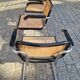 4 Cesca B64 armchairs by Marcel Breuer from the 1980s.