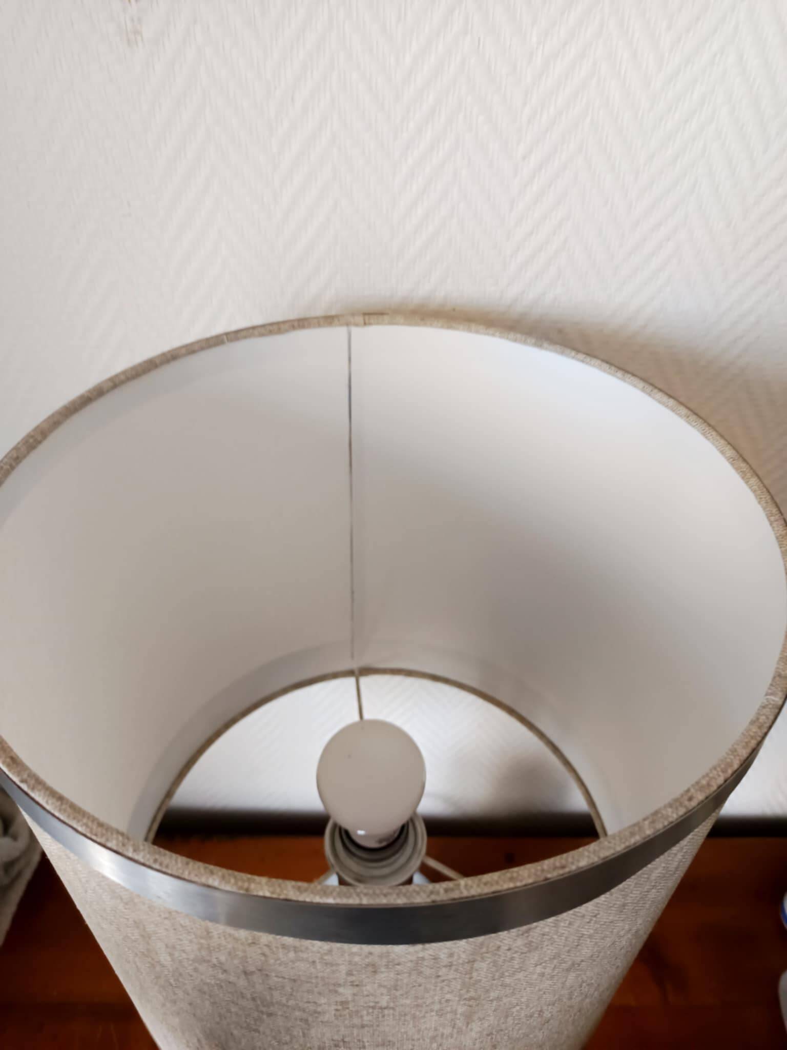 Lampe chrome vintage 1970