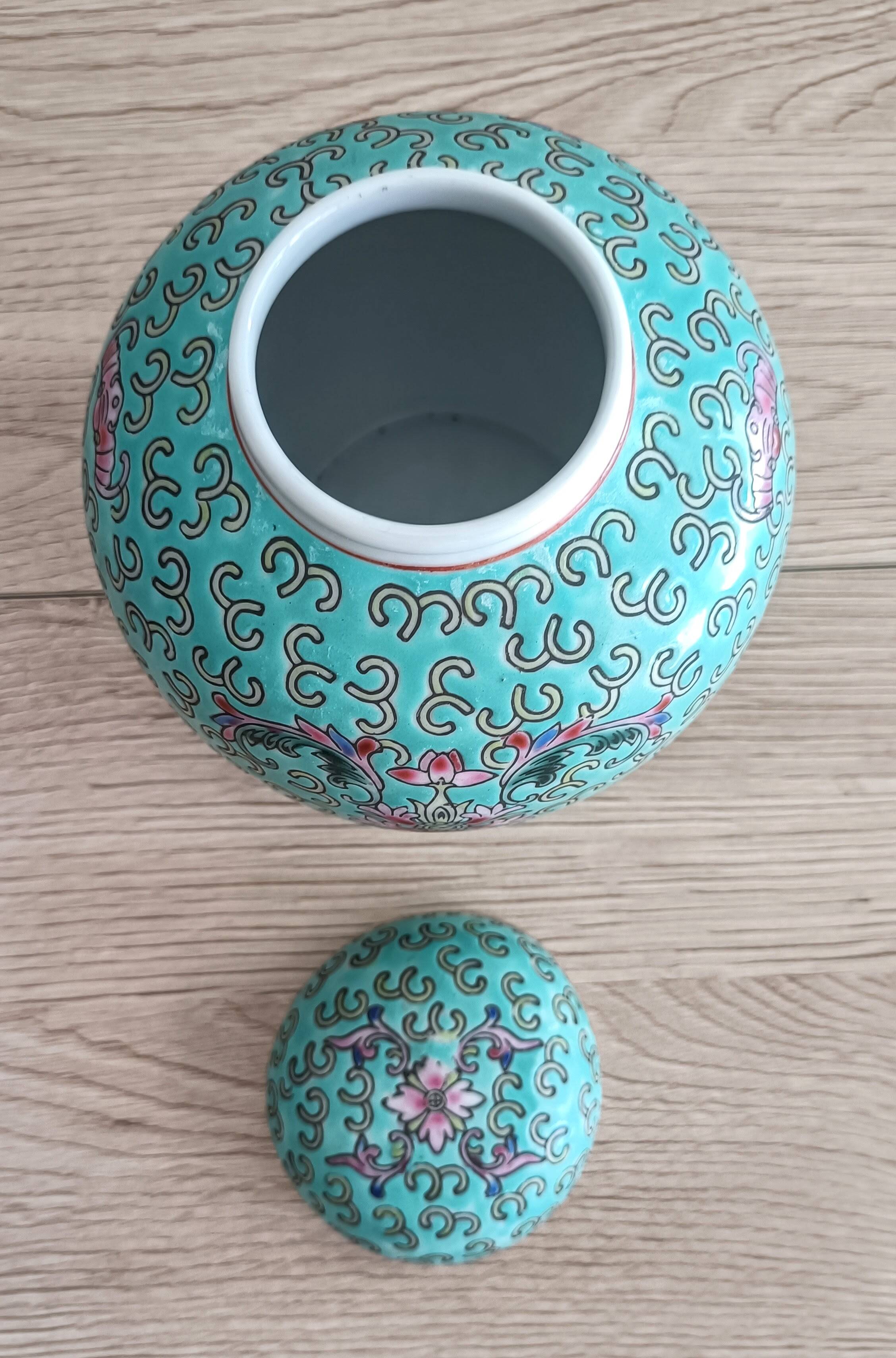 Pot à thé ou à gingembre Jingdezhen chinois