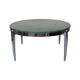 Spectacular coffee table made of marble and stainless steel