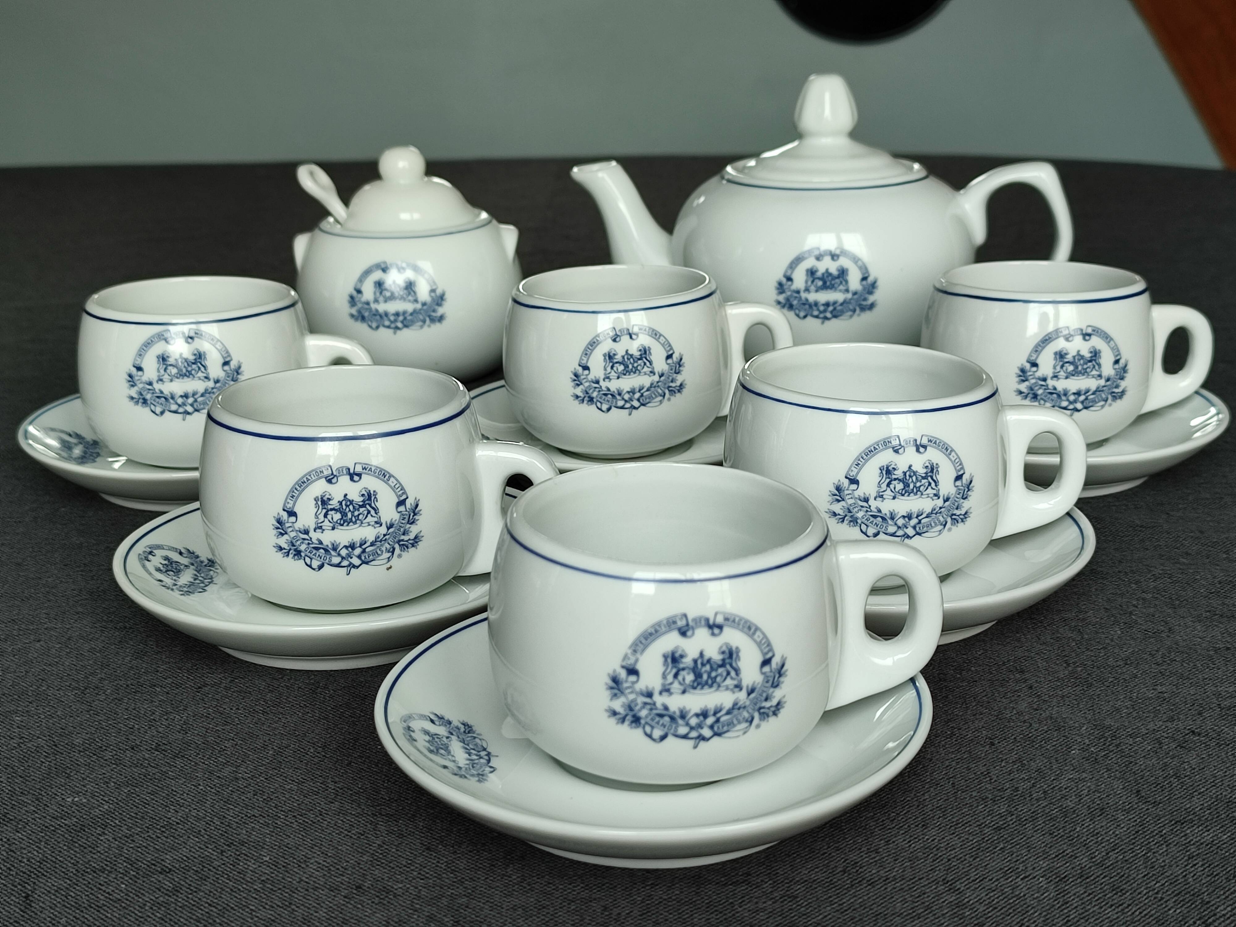 Vintage tea/coffee service Compagnie Internationale des Wagon Lit-Orient Express.