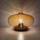 Mid-century Dijkstra  glass ceiling lamp space age, 1970’s