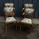 Paire de fauteuils et paire de chaises Art Nouveau