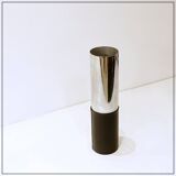 Steel and faux leather Cylinder Umbrella Stand - 1970s
