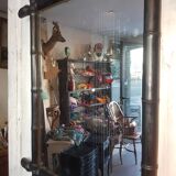 Black bamboo mirror 57x72cm