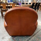 Leather club chair