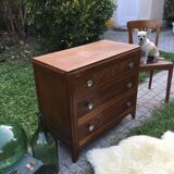 Chest of drawers vintage 1940 in oak