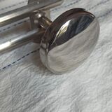 Metal wall coat rack