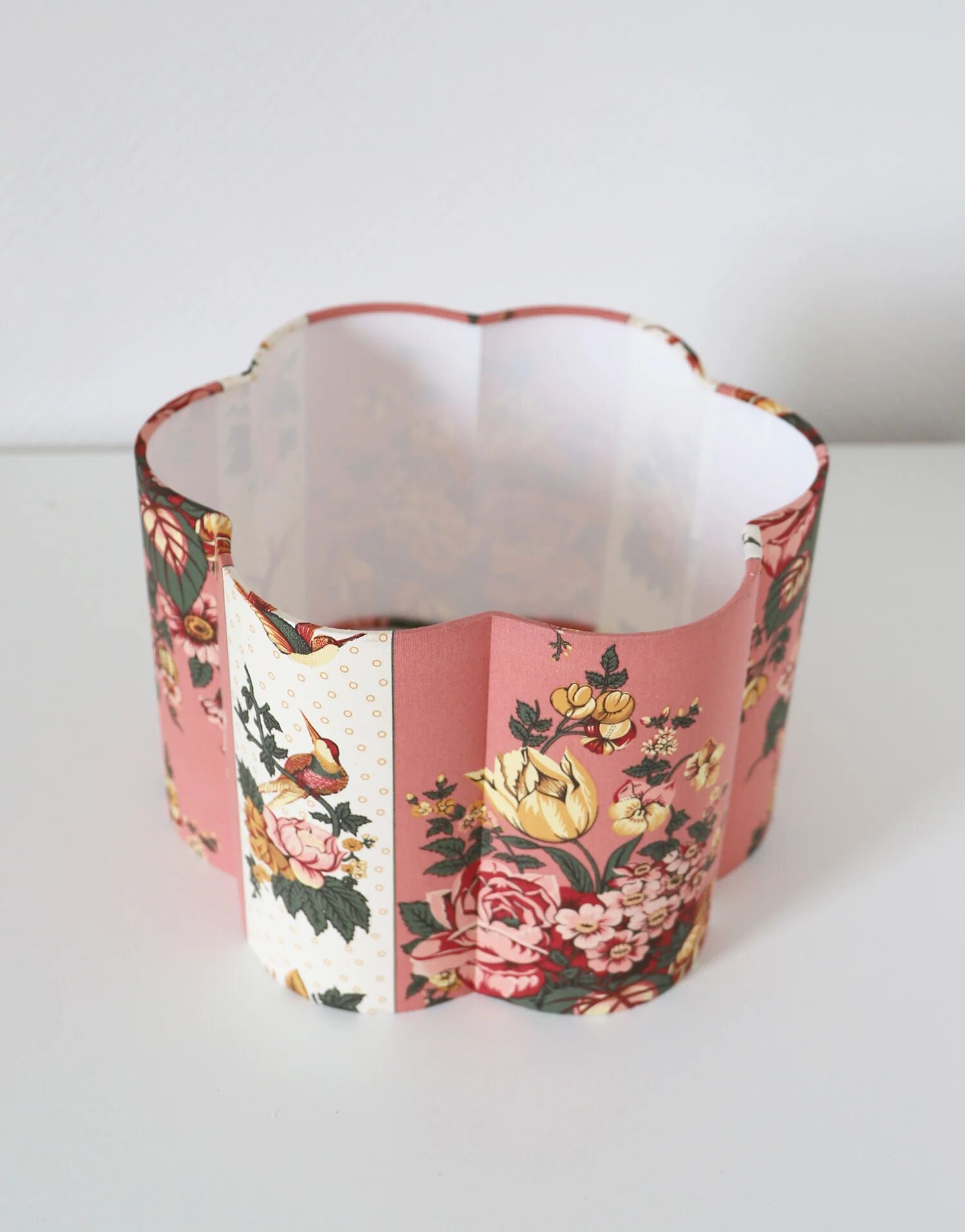 Abat-jour forme fleur Flora "Ormois"
