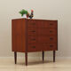 Commode en teck, design danois, années 1970, production: Danemark