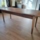 Walnut farmhouse table 200x80 8 people.
