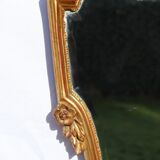 Deknudt, Vintage golden mirror Louis XV style   48x93cm