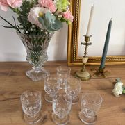 Vintage liqueur glasses