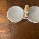 Limoges porcelain salt and pepper servant