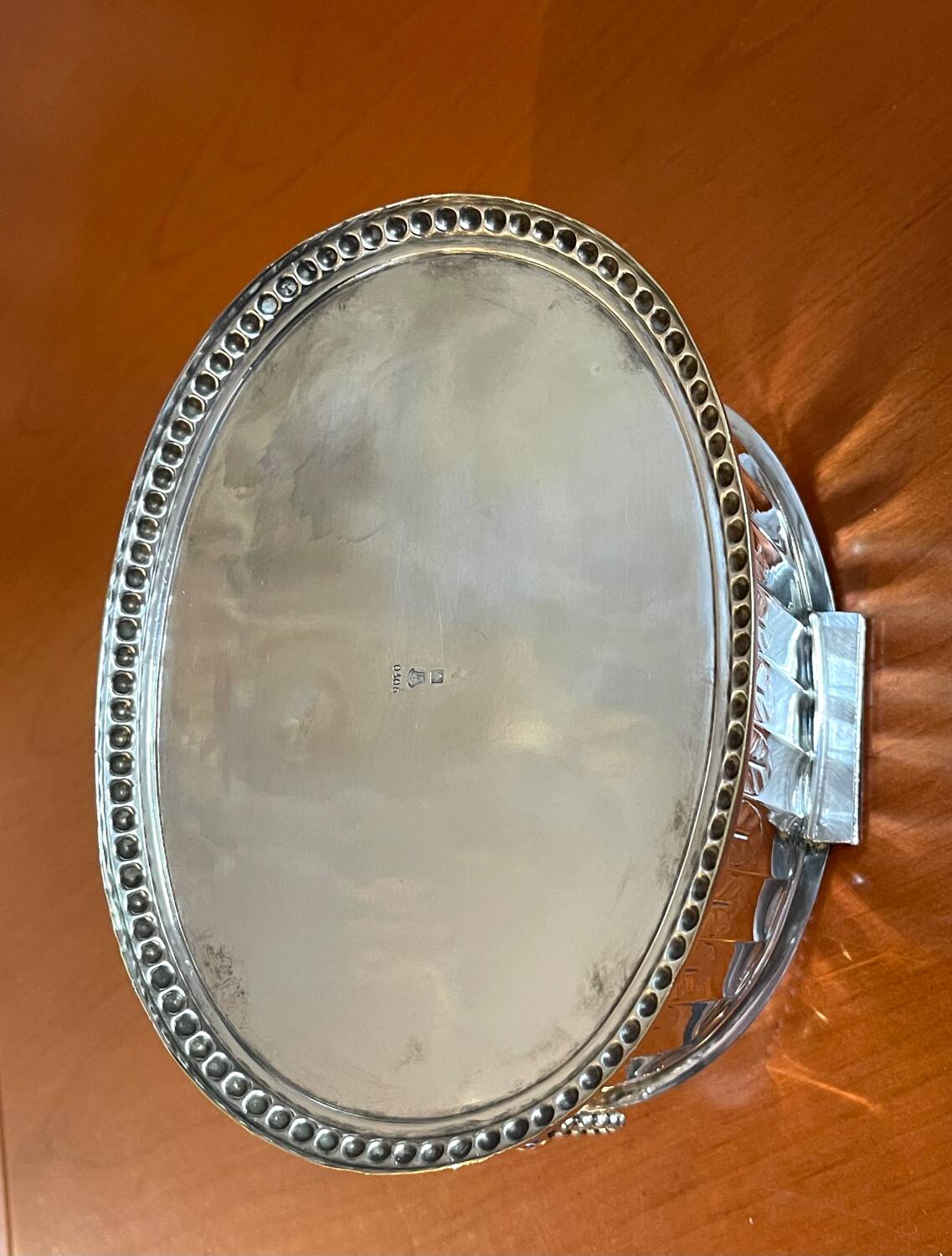 Christofle Gallia, large biscuit tin, early 20th century