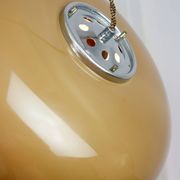 Suspension en brun de l'ère spatiale de Guzzini, années 1960