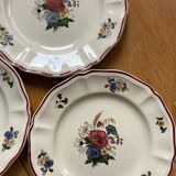 Rustic dessert plates from Sarreguemines