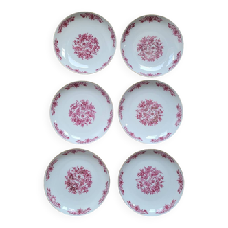 6 antique Hertel Jacob plates