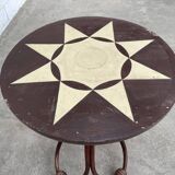 Thonet beech pedestal table from the 1900s