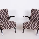 Art Deco armchairs designed by Halabala and made by Up Závody 1930