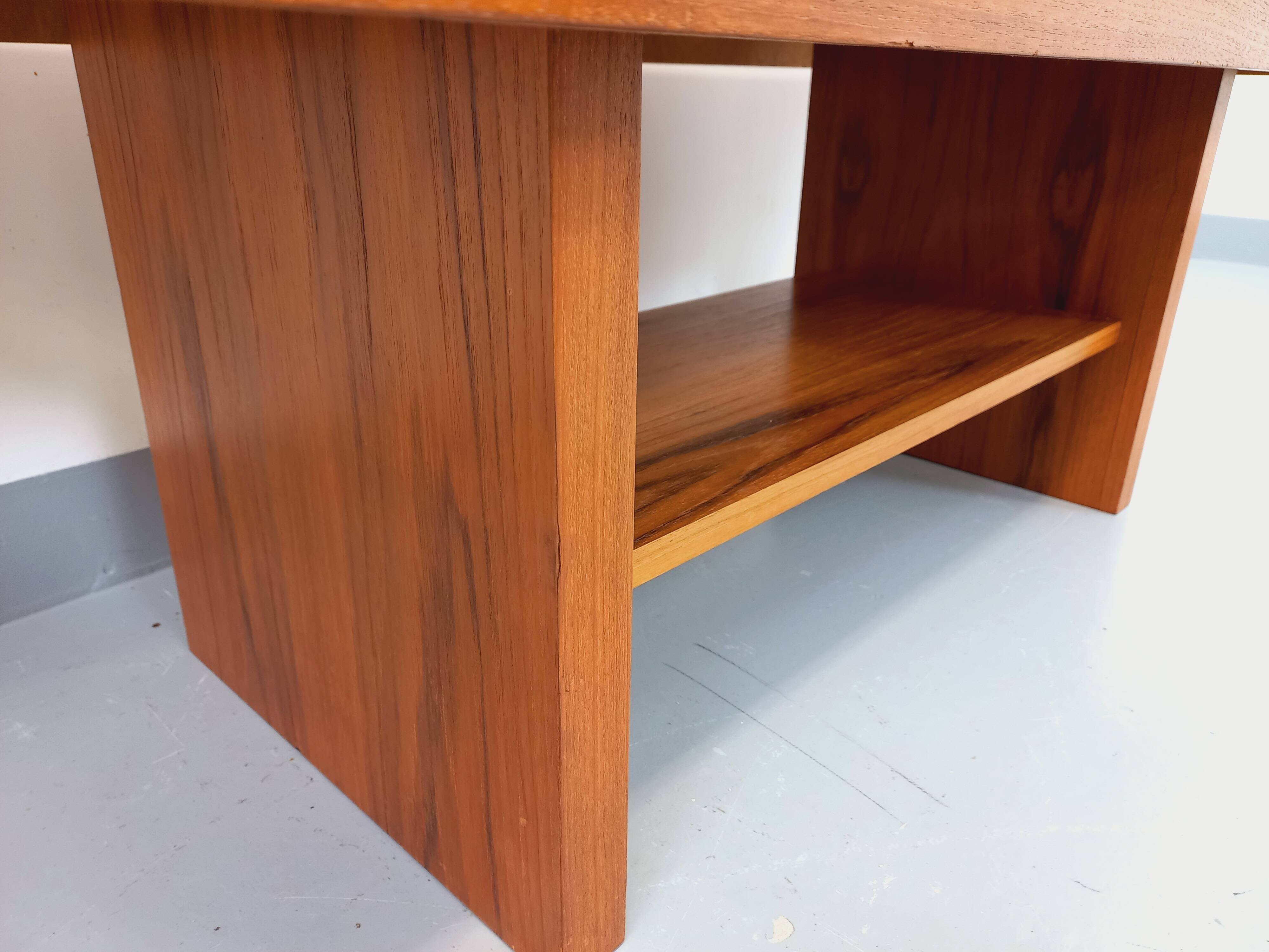 Vintage modernist teak coffee table from the 60s