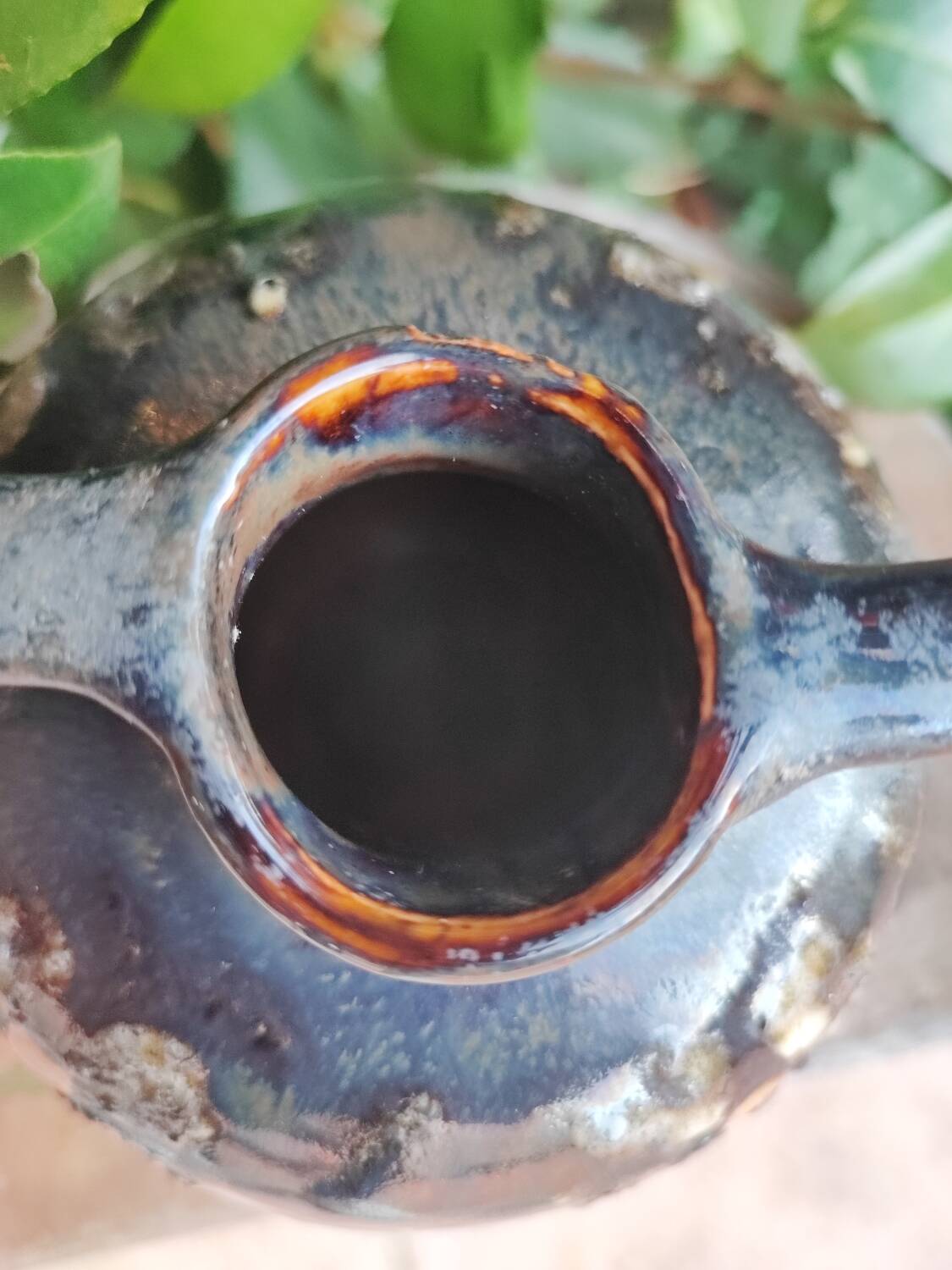 Old round vase Elchinger & Co.