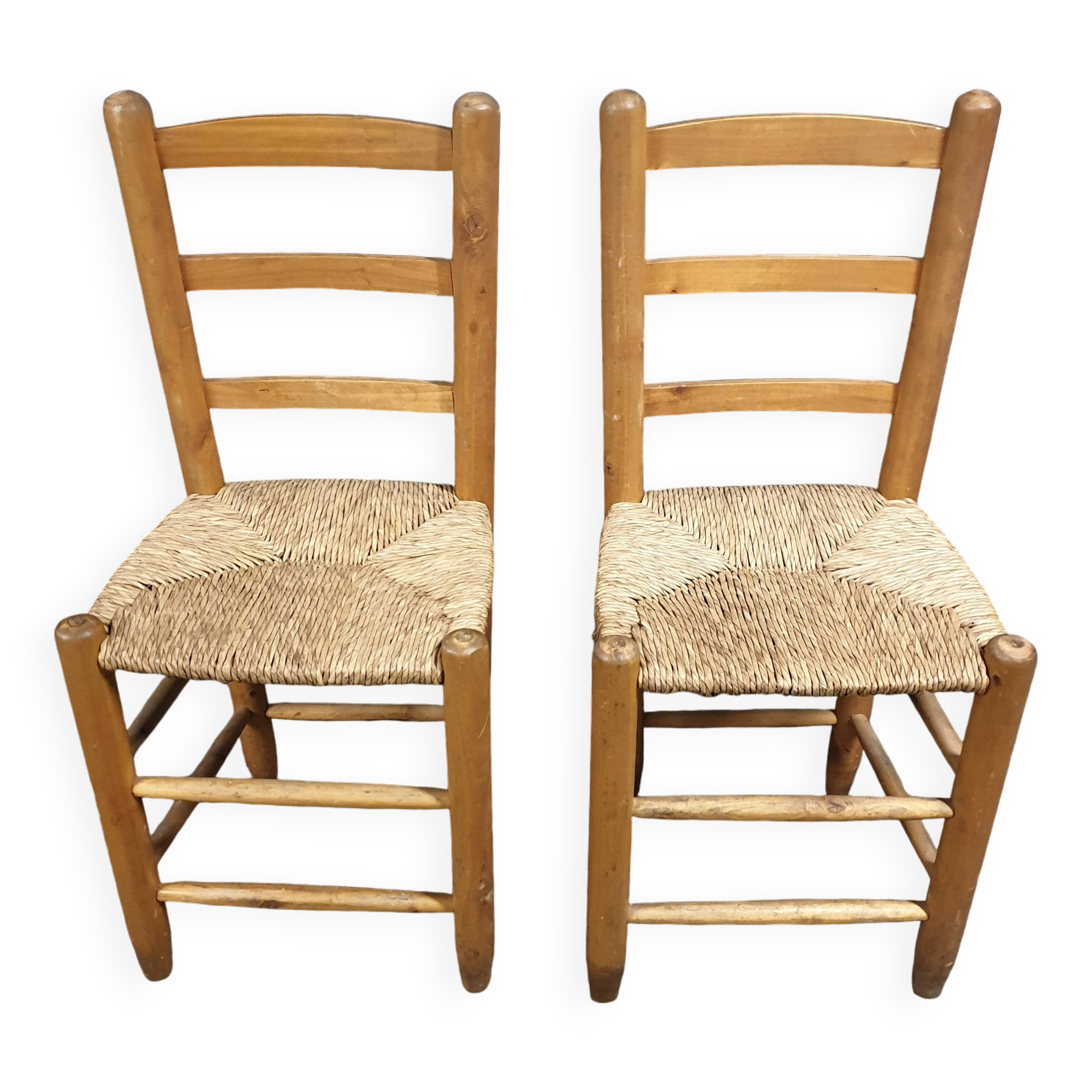 Pair of brutalist chairs